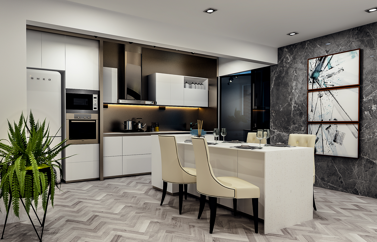 botak commercial renovation showroom