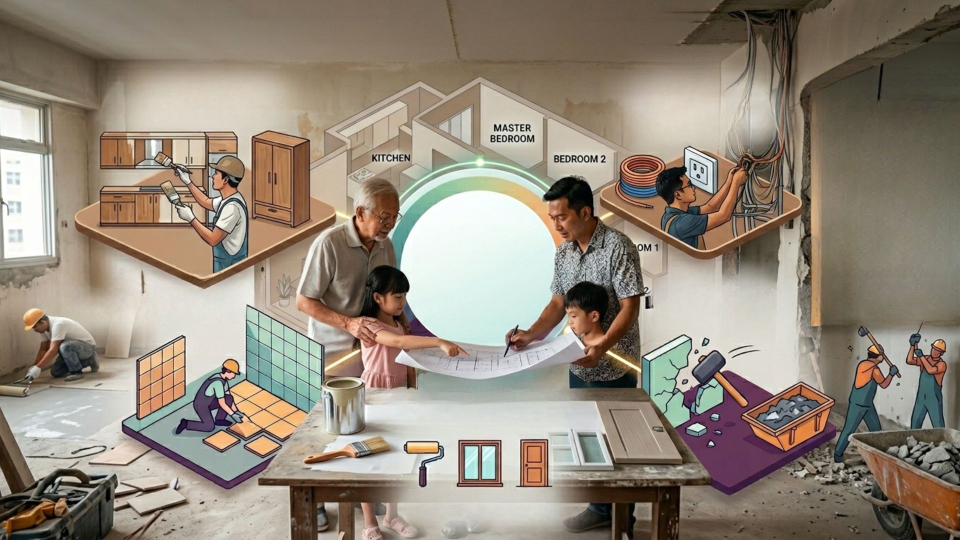 5-Room BTO Renovation Ideas: Maximising Space Without Breaking the Bank