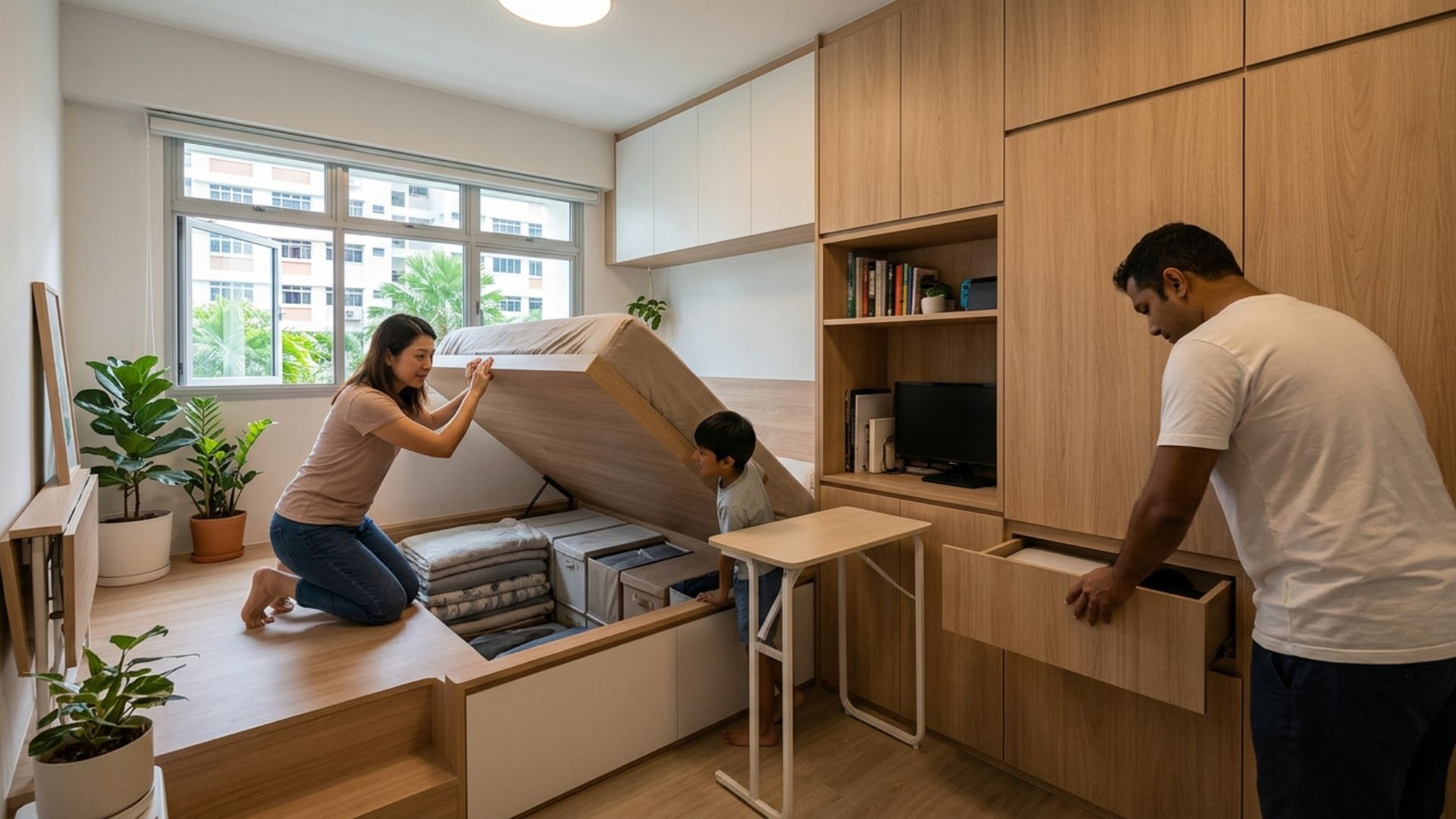 The hidden home: making storage disappear in small Singapore spaces